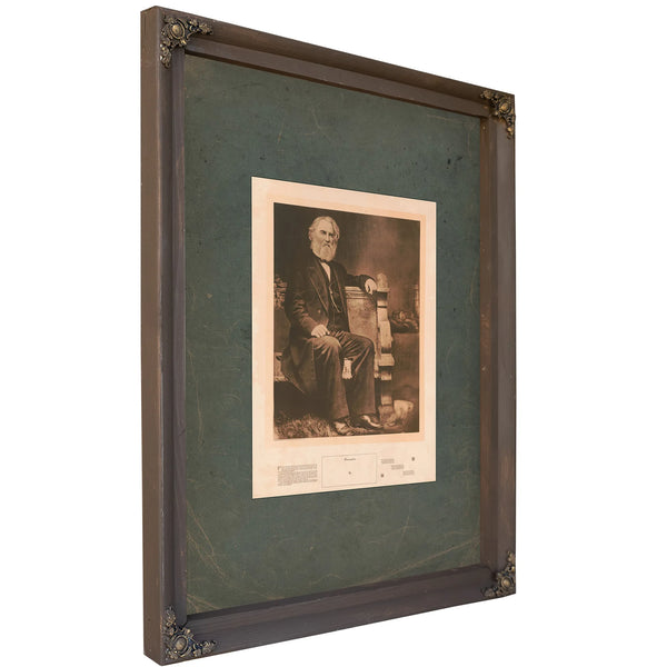 Henry Wadsworth Longfellow 1914 — Bourbon Framed Canvas Print | Bella Frye