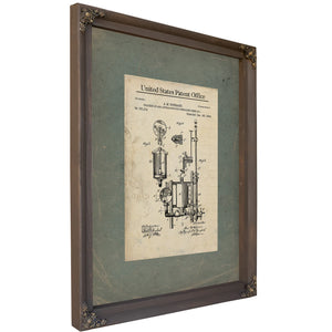 The Hofmann Brewing Apparatus — Patent Archive Print — Framed Wall Art Room View | Bella Frye