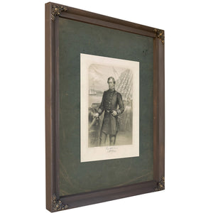 Captain Wilkes 1862 — Bourbon Framed Canvas Print | Bella Frye