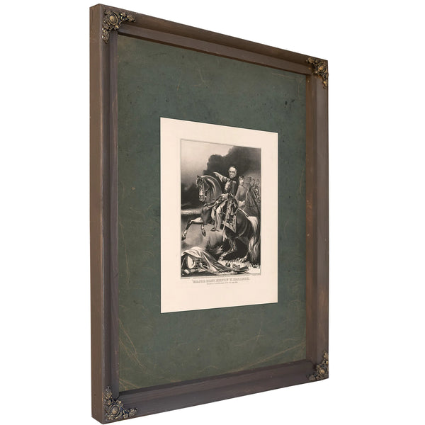 Major General Henry W Halleck General in Chief of the Armies of the Us July 1862 1862 — Bourbon Framed Canvas Print | Bella F