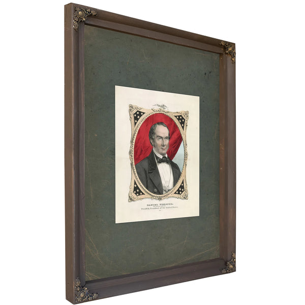 Daniel Webster New Englands Choice for Twelfth President of the United States 1847 — Bourbon Framed Canvas Print | Bella Frye