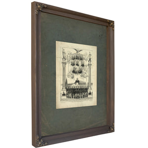 Independence Declared 1776 the Union Must Be Preserved 1839 — Bourbon Framed Canvas Print | Bella Frye