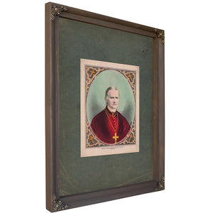 His Eminence the Cardinal Mccloskey Archbishop of New York 1875 — Bourbon Framed Canvas Print | Bella Frye