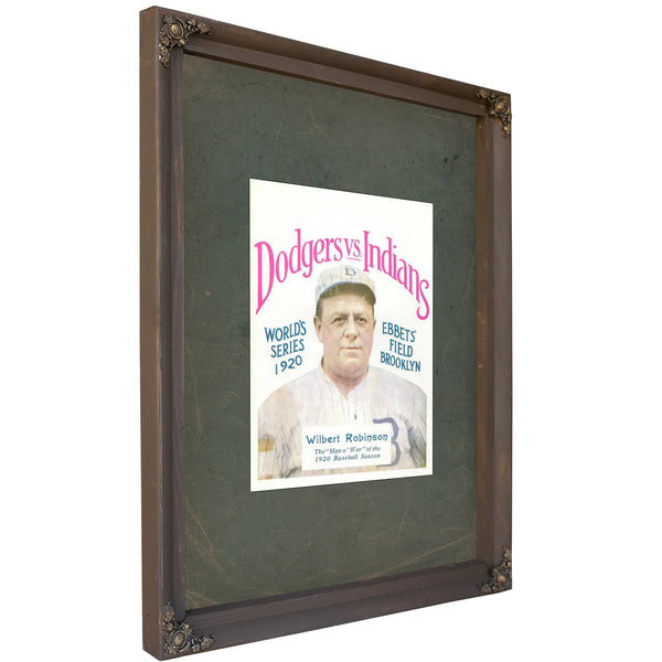 World Series Program — Bourbon Framed Canvas Print | Bella Frye