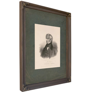 Amos Kendall Postmaster General 1837 — Bourbon Framed Canvas Print | Bella Frye