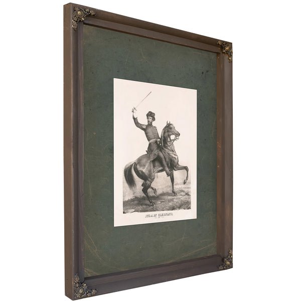 John Alexander Mcclernand Brigadier General Usa 1862 — Bourbon Framed Canvas Print | Bella Frye