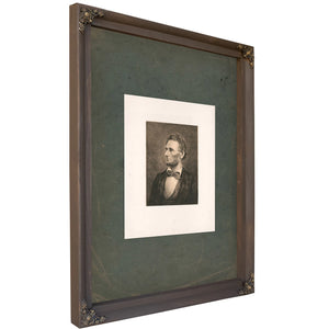 Abraham Lincoln in 1863 191 — Bourbon Framed Canvas Print | Bella Frye