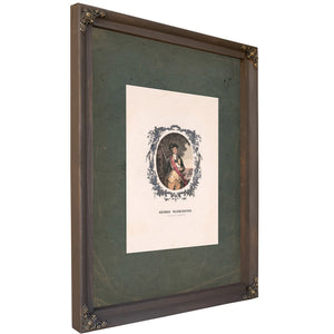 George Washington 19th Century — Bourbon Framed Canvas Print | Bella Frye