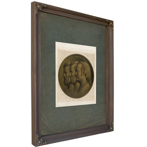 Defender Martyr Father Us Grant a Lincoln G Washington 187 — Bourbon Framed Canvas Print | Bella Frye