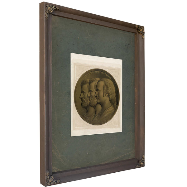 Defender Martyr Father Us Grant a Lincoln G Washington 187 — Bourbon Framed Canvas Print | Bella Frye