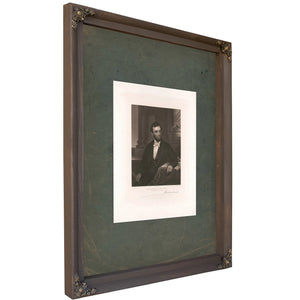 Abraham Lincoln 16th President of the United States 19th Century — Bourbon Framed Canvas Print | Bella Frye