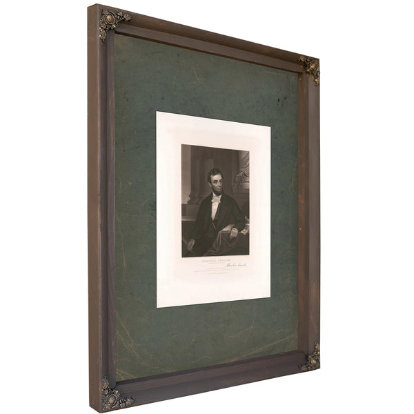 Abraham Lincoln 16th President of the United States 19th Century — Bourbon Framed Canvas Print | Bella Frye