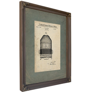 The Gilded Prison — 1932 Patent Archive — Framed Wall Art Room View | Bella Frye
