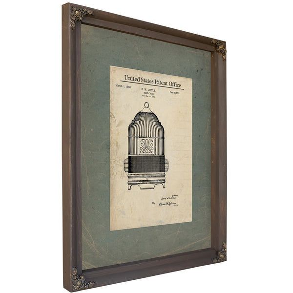 The Gilded Prison — 1932 Patent Archive — Framed Wall Art Room View | Bella Frye
