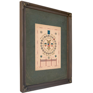 One Country One Flag Grand Army of the Republic 1889 — Bourbon Framed Canvas Print | Bella Frye