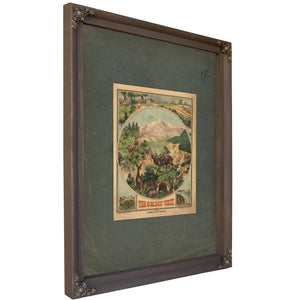 The Golden West 19th Century — Bourbon Framed Canvas Print | Bella Frye