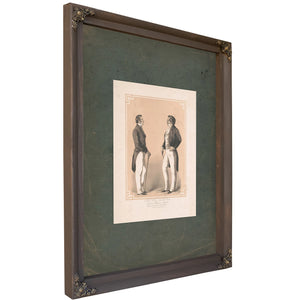 The Two Martyrs Joseph Hyrum Smith 1847 — Bourbon Framed Canvas Print | Bella Frye