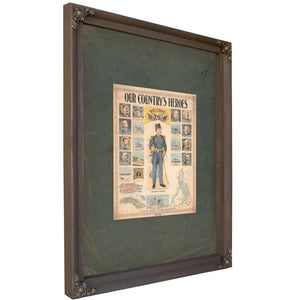 Our Countrys Heros 1899 — Bourbon Framed Canvas Print | Bella Frye