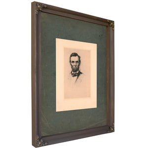 Abraham Lincoln 192 — Bourbon Framed Canvas Print | Bella Frye