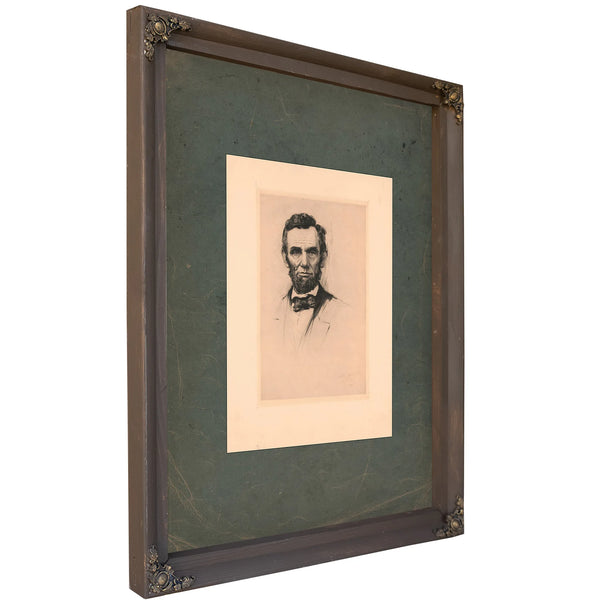 Abraham Lincoln 192 — Bourbon Framed Canvas Print | Bella Frye