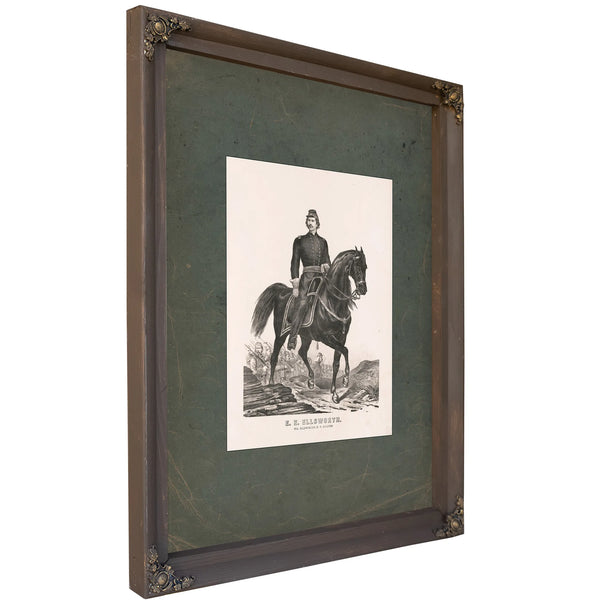 Elmer Ephraim Ellsworth 19th Century — Bourbon Framed Canvas Print | Bella Frye