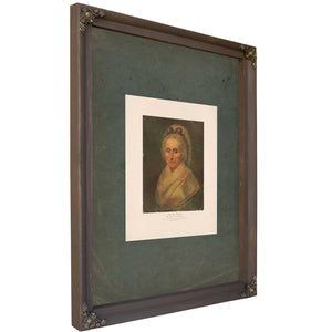 Mary Ball Washington the Mother of George Washington 1912 — Bourbon Framed Canvas Print | Bella Frye