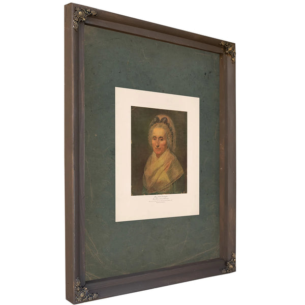 Mary Ball Washington the Mother of George Washington 1912 — Bourbon Framed Canvas Print | Bella Frye
