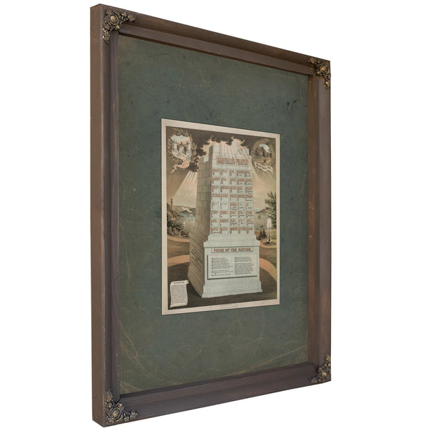 Garfields Prayer 1882 — Bourbon Framed Canvas Print | Bella Frye