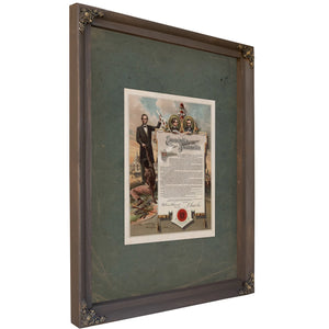 Emancipation Proclamation 189 — Bourbon Framed Canvas Print | Bella Frye
