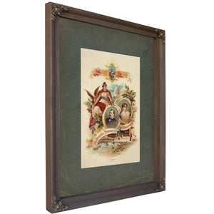 The City of Saint Louis Welcomes the National Democratic Convention 1888 1888 — Bourbon Framed Canvas Print | Bella Frye