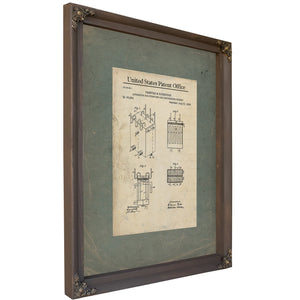 The Rectifiers Secret Patent for Purifying Spirits — Bourbon Framed Canvas Print | Bella Frye