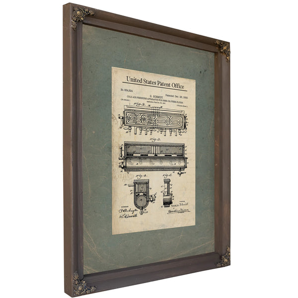 The Publicans Secret Schmidts Cold Pressure Apparatus Patent — Framed Wall Art Room View | Bella Frye