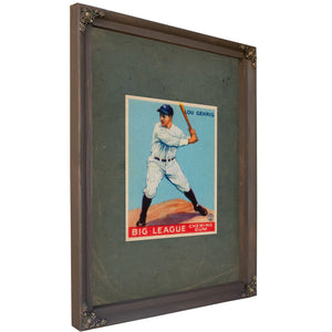 Lougehriggoudeycard — Bourbon Framed Canvas Print | Bella Frye