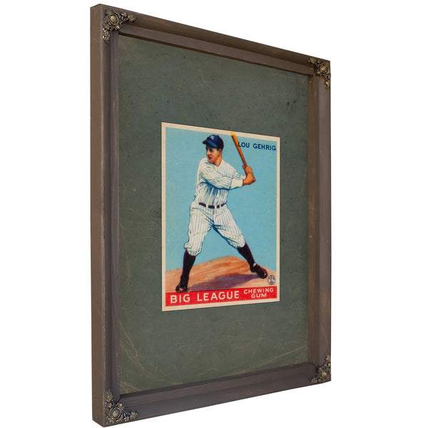 Lougehriggoudeycard — Bourbon Framed Canvas Print | Bella Frye