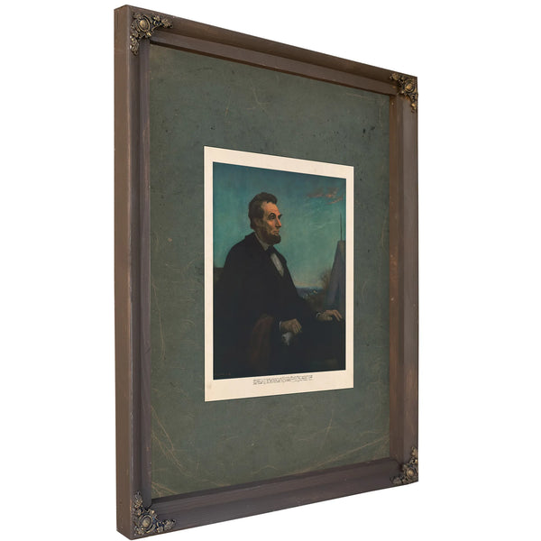 Abraham Lincoln 1921 — Bourbon Framed Canvas Print | Bella Frye