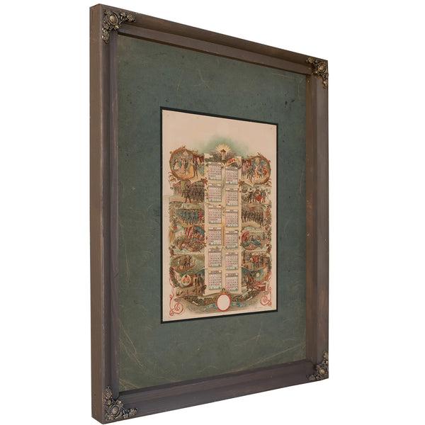 1893 — Bourbon Framed Canvas Print | Bella Frye