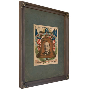 Ring Again the Liberty Bell in 19 18 Jefferson Wj Bryan 19 19 — Bourbon Framed Canvas Print | Bella Frye