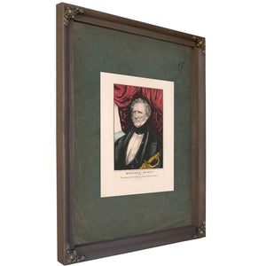 Winfield Scott Whig Candidate for Fourteenth President of the United States 1852 — Bourbon Framed Canvas Print | Bella Frye