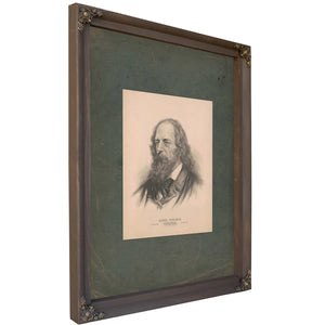 Alfred Tennyson Born August 6 189 Died October 6 1892 19 — Bourbon Framed Canvas Print | Bella Frye