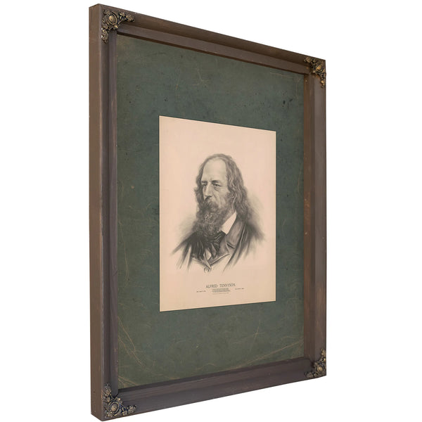 Alfred Tennyson Born August 6 189 Died October 6 1892 19 — Bourbon Framed Canvas Print | Bella Frye