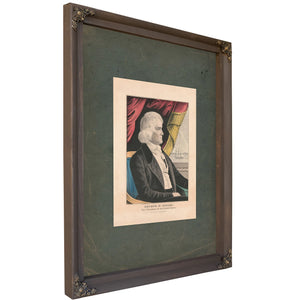 George M Dallas Vice President of the United States 1844 — Bourbon Framed Canvas Print | Bella Frye