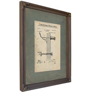 The Deering Beer Pump Patent a Victorian Apparatus for the Dispensation of Spirits — Framed Wall Art Room View | Bella Frye
