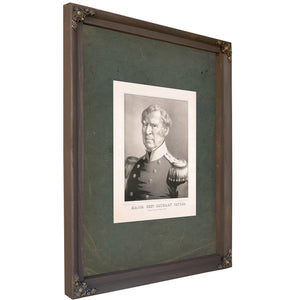 Major General Zachary Taylor 1848 — Bourbon Framed Canvas Print | Bella Frye