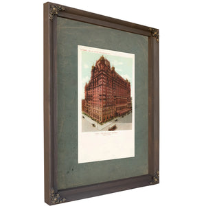 The Gilded Palace Where Astors Built Their Empire in Brick and Ambition — Bourbon Framed Canvas Print | Bella Frye