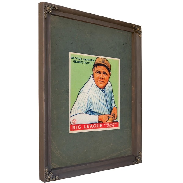 Baberuthgoudeycard3 — Bourbon Framed Canvas Print | Bella Frye