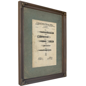 The Betzler Fountain Pen Patent Instrument of Inkwell Secrets — Framed Wall Art Room View | Bella Frye