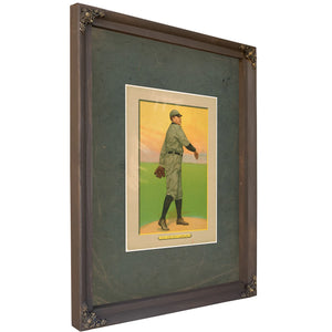 Cy Young Cleveland Naps Baseball Card Portrait 5 — Bourbon Framed Canvas Print | Bella Frye