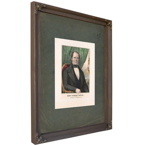General James Irvin Whig Candidate for Governor of Pennsylvania 1847 — Bourbon Framed Canvas Print | Bella Frye