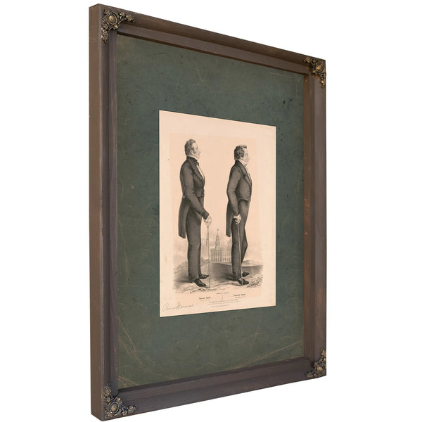 Hyrum Smith Joseph Smith 19th Century — Bourbon Framed Canvas Print | Bella Frye