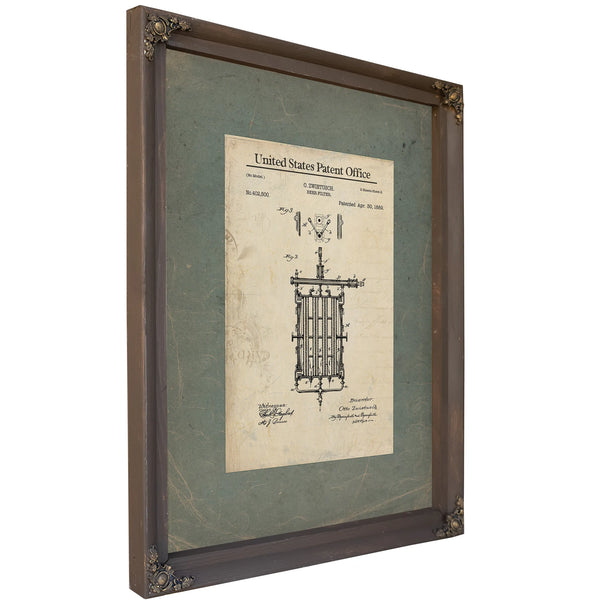The Zwietusch Beer Filter Patent Industrial Brewing Apparatus Blueprint — Framed Wall Art Room View | Bella Frye